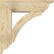 Ekena Millwork Thorton Traditional Rough Sawn Bracket w/ Offset Brace, Douglas Fir, 8"W x 28"D x 28"H BKT0806X28X28THR01RDF - alternate 2